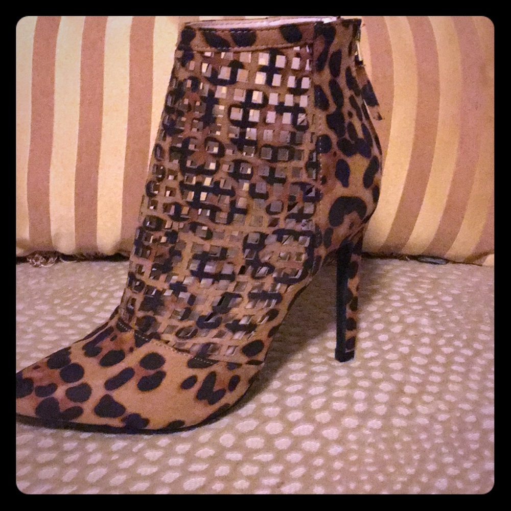 Cheetah booties
